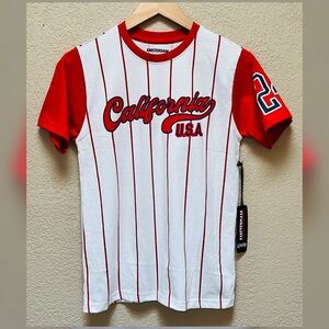 Boy Youth Size Large California Striped T-Shirt Size Large (14/16)